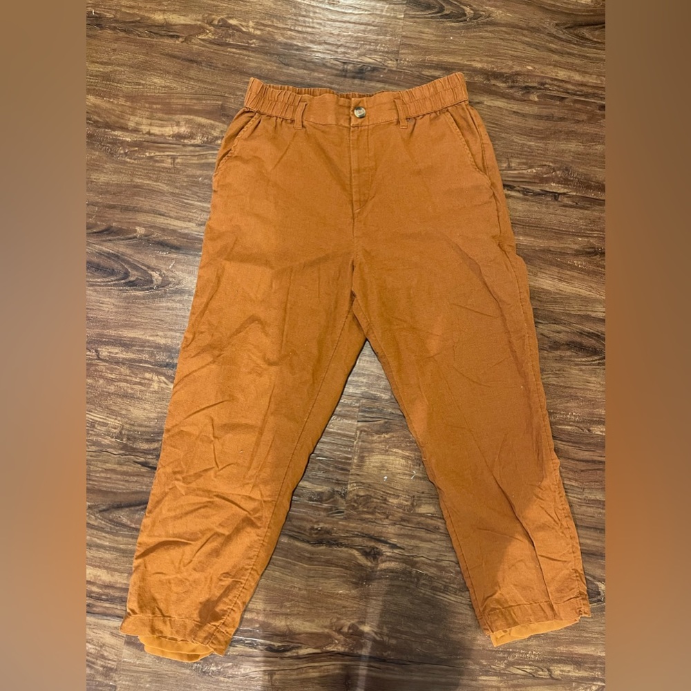 American Eagle Brown Paper Bag Pants size M